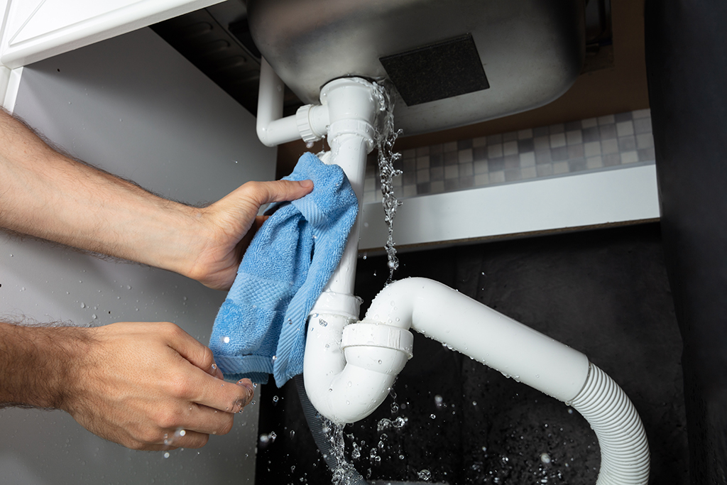 What is the function of a sump pump in plumbing maintenance?